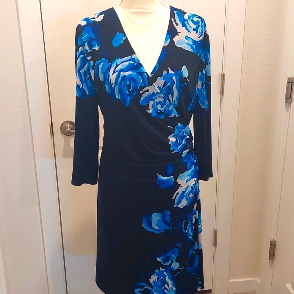 Ralph Lauren Floral Dress Sz 16